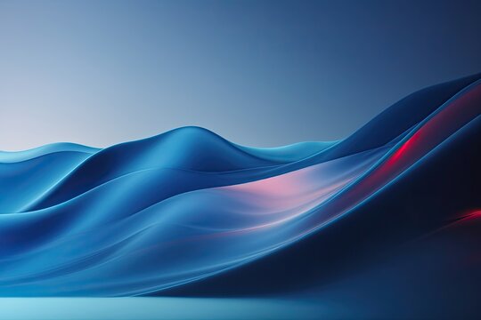 abstract window 11 blue wave background