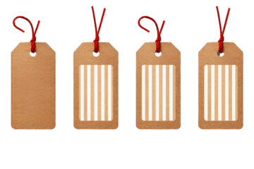 Set of various price label isolated on a transparent background , Blank tag