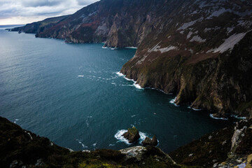 view of the slieve league in donegal