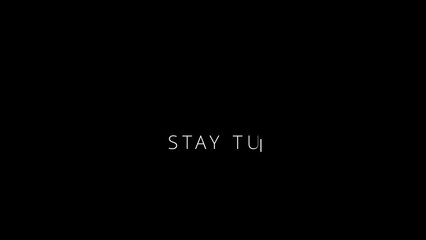 Coming soon text animation on black background