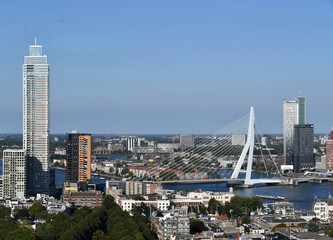 Fototapeta premium Rotterdam skyline