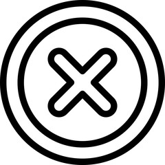 Obraz premium Error flat icon vector illustration