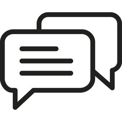 Chat flat icon vector illustration