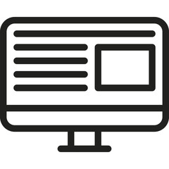 Banner flat icon vector illustration