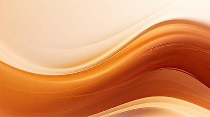 Abstract caramel butterscotch background, wavy fudge texture, ai generated