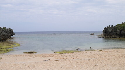 沖縄　古宇利島　とけい浜