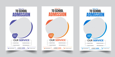 Free vector back to school vertical flyer template , education,course flier, school brochure, university, college, leaflet, advertising,promotion,medical pamphlets design in illustrator