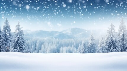 Christmas snow background