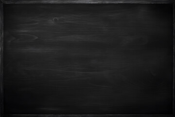 black Chalkboard background, Chalk black board, Texture of chalk rubbed out on blackboard, Back to School concept. old black board - obrazy, fototapety, plakaty