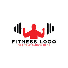 gym fitness logo design vector