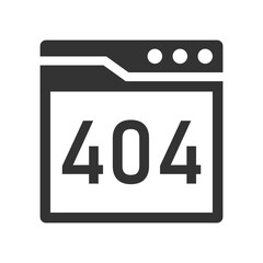 Error page interface icon