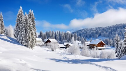 Stunning winter landscape.