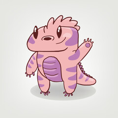 little dinosaur - children's book illustration