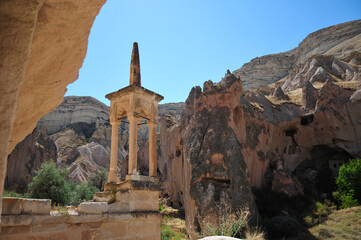 Cappadocia zelve church ruins images