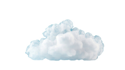 Cloud on transparent background