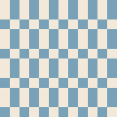 1960s, 1970s retro groovy checkered seamless pattern, 60s, 70s geometric vector illustration