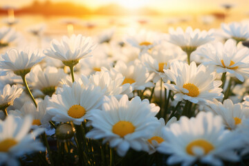 field of daisies