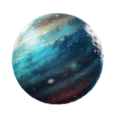 Foto op Canvas Neptune planet on transparent background © Tabassum