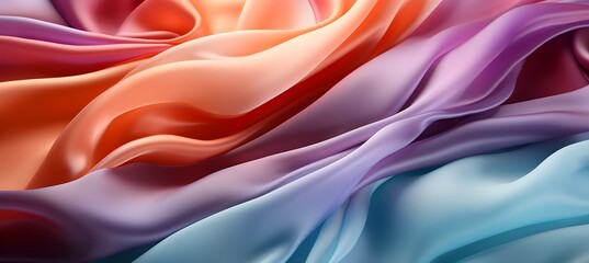 Obraz premium Gradient Abstract textile fabric. Soft light background for beauty products or other