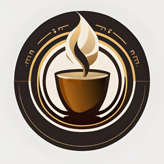Kaffee-Logo: „Aromatische Weckruf-Tasse“
