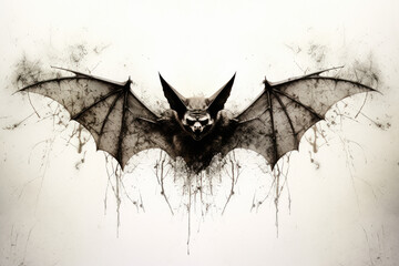 Bat abstract minimal wallpaper