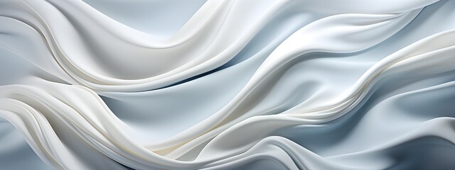 Obraz premium Light pale tender peach pink beige white silk satin fabric. Elegant luxury abstract background for design. Color gradient. Lines. Curtain. Drapery. Soft folds. Gentle. Template. Baby birthday, newborn