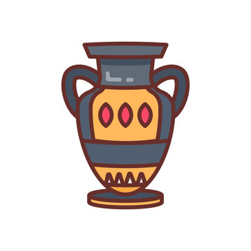 Ancient Vase icon in vector. Illustration
