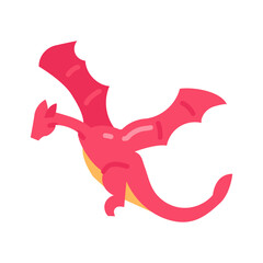 Dragon icon in vector. Illustration