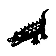 Alligator icon in vector. Illustration