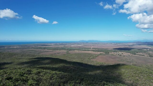 Aerial footage of Bowen North Queensland Australia