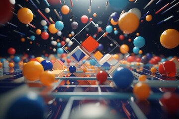 bowling ball in a club, Generative AI