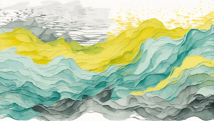 abstract background with waves