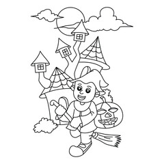 Cute creepy pastel goth kawaii cat coloring page
