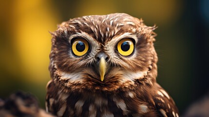 A close-up of Owl