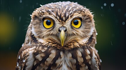 A close-up of Owl