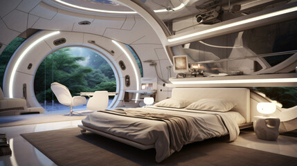 Futuristic child bedroom