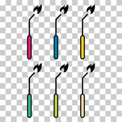 Set of Welding technology icon, metal tool equipment symbol, safe weld vector illustration