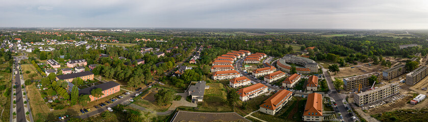 Fototapeta na wymiar Luftaufnahme Elstal - Olympisches Dorf 