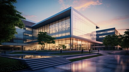 Obraz premium Business office building