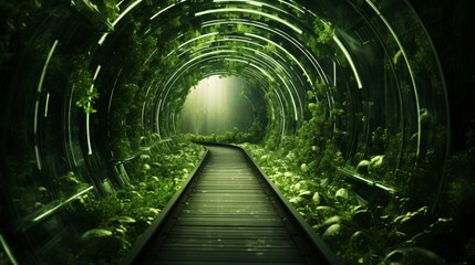 Green tunnel
