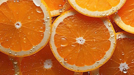seamless repeatable and tilelable texture pattern of fresh orange fruits