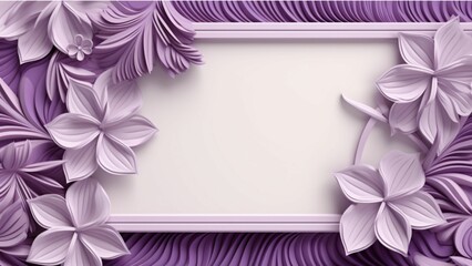 framework for photo or congratulation