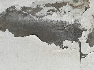 The white walls were cracked and peeling, revealing the gray cement floor.