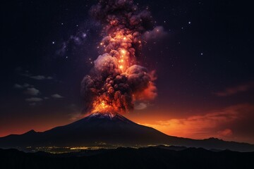 astronomical eruption. Generative AI