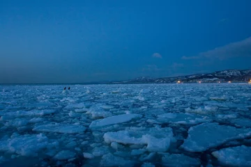 Fototapeten Pack-ice for the coast of Hokkaido Japan, Pakijs voor de kust van Hokkaido Japan © Marc