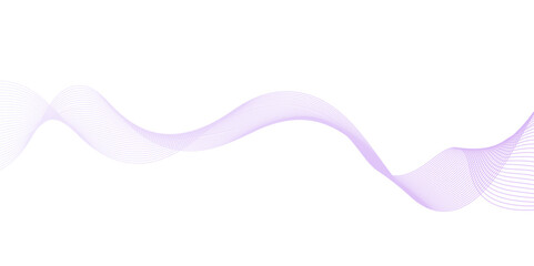 Abstract colorful smooth waves on a white background. Dynamic sound wave. Design element. Abstract frequency sound wave lines and technology curve lines background. Design used for banner, template, 