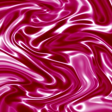 Abstract Hot Pink Luxury Metallic Background With Waves