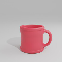 cup, 3d render