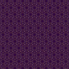 Abstract seamless islamic geometric pattern. Islamic seamless star pattern. Seamless pattern in authentic arabian style. Vector illustration.