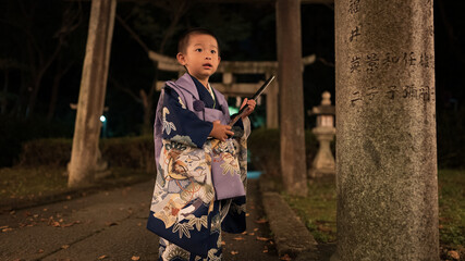 七五三 三歳男児